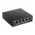 D-Link DGS-1005P/E 5-Port Gigabit PoE+ Switch, angled perspective