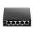 D-Link DGS-1005P/E 5-Port Gigabit Ethernet Switch with 4x PoE+ Ports, front view showing ports and LEDs