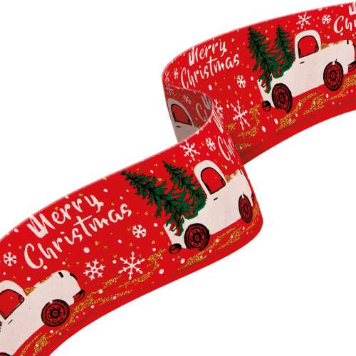 Bewello Karácsonyi Szalag - Piros - 60x6,3cm