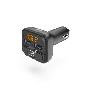 HAMA 14163 FM Transmitter with USB and AUX input, black - Transmitter