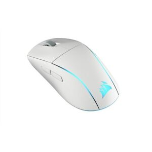 Corsair M75 Vezeték Nélküli Gaming Egér - Fehér, Szögletes Nézet - Corsair