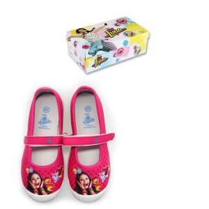 Soy Luna girls pink ballet flats with a bar, size 27 - Kids' Shoe
