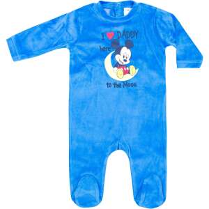 Blue Mickey Mouse baby sleepsuit, I love Daddy here to the Moon, Disney pajamas for boys - Kids' Pajama & Nightgown