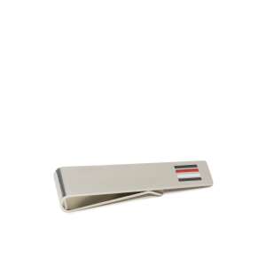 Tommy Hilfiger srebrny klips do pieniędzy z paskiem - Tommy Hilfiger