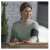 Woman using Omron Evolv Intellisense Smart Upper Arm Blood Pressure Monitor, HEM-7600T-E