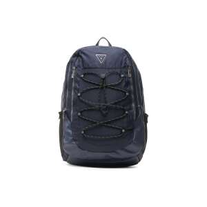Guess Certosa Nylon Smart HMECRN backpack, dark blue, front view - Backpack