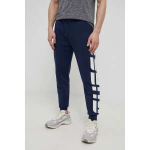 Guess men's blue sweatpants with white logo print - Guess