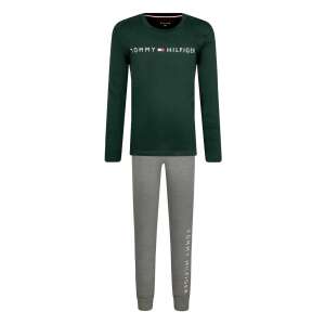 Tommy Hilfiger langärmiger Pyjama in Grün und Grau für Jungen - Tommy Hilfiger