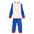 Pijamale lungi Sonic World's faster hedgehog Alb/Albastru 6 ani 116 CM 108772155