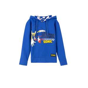 Bluza z kapturem Sonic 2900001868 116 CM 6 lat Niebieska 108772185 - Sweter dziecięcy