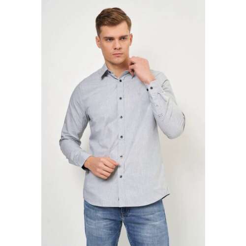 Camasa Calvin Klein Umyty Zgredek J30J319064 XL INTL Gri 108772445