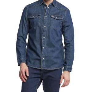 Tommy Jeans, Organikus pamut kapcsos ing, Sötétkék, XL 108772453 - Tommy Jeans