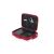 Dicota Eco Multi BASE Red Laptop Bag Open View with Laptop and Accessories