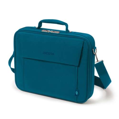 Dicota Eco Multi BASE 14-15,6 Zoll blaue Laptoptasche mit Schultergurt