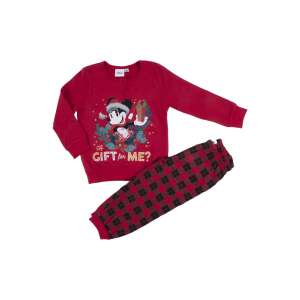 Ajándékba nekem karácsonyi témájú pamut pizsama, Minnie Mouse, Piros, 128 cm, 8 év 108772826 - Baba & Gyerek divat