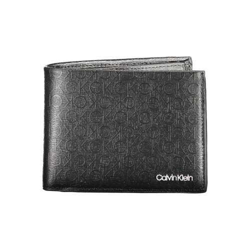 Calvin Klein monogram black leather wallet