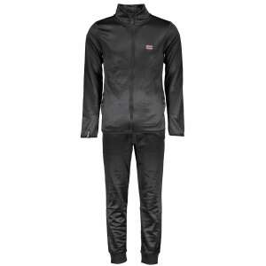 NORWAY 1963 Men's Black Zippered Sweatshirt, Full Body View - For man