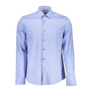 VERSACE COLLECTION blaues Langarmhemd, 41 Blau 41 EU 108773153 - Hemden für Herren