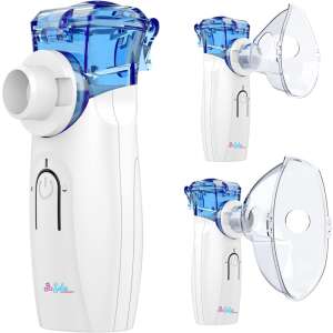 Sofia CONCEPT® portable ultrasonic nebulizer with mesh technology, white and blue color - Inhaler