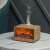 Fireplace effect aroma diffuser, 300ml, 10W, light wood effect, in use