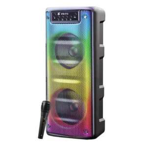 KTS-1713 Portable Bluetooth Speaker with RGB LED Lights, 6.5 inch, 30W, Microphone - Sumker Speaker