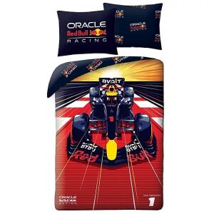 Red Bull Racing Forma 1 ágynemű szett versenyautó mintával, tartalmaz paplanhuzatot és párnahuzatot - Ágynemű - ifjúsági és felnőtt