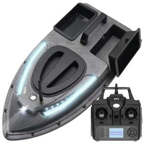 Barcă de nădire iUni V900 cu GPS și telecomandă, vedere în unghi - IUni Bărci pentru nădit