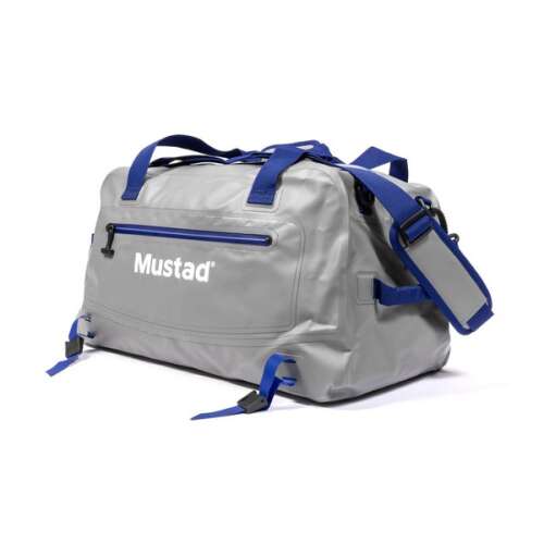 Mustad Daybreak Dry Duffel Bag 50L szürke és kék színben
