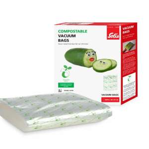 Set 50 pungi gofrate pentru vidat 20x30 cm, Solis, Eco