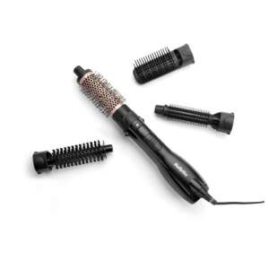 BaByliss AS122E 1200W Styler na horúci vzduch s 3 vymeniteľnými kefami, Čierna/Zlatá - BaByliss