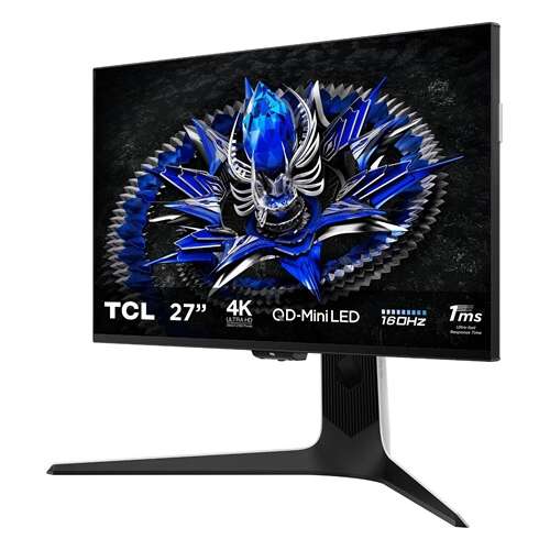 Tcl 27" 27R83U 16:9 4K LCD LED Monitor - Fekete