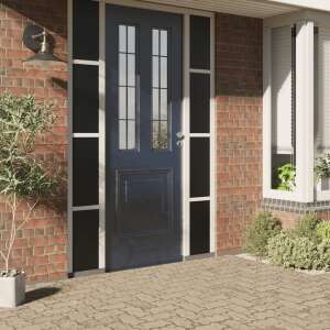 vidaXL fekete statikus ablakfólia ajtóablakokra felhelyezve a magánélet védelméért - Üvegfólia