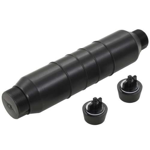 vidaXL téliesítő "gizzmo" medencepalack 2 téli dugóval, HDPE