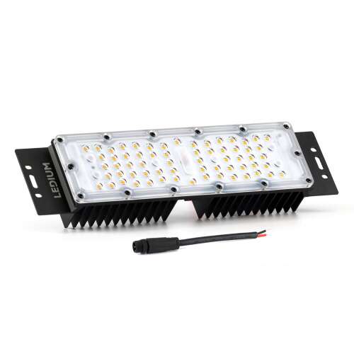 Ledium Black Sparkle® full spectrum plant grow LED module, 55W, IP65, 90° beam angle, 128 µmol, without power supply, max. 1200 mA CC