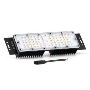 Ledium Black Sparkle® LED-Modul für Pflanzenbeleuchtung, Vollspektrum, 55W, IP65, 90° Abstrahlwinkel, 128 µmol, ohne Netzteil, max. 1200 mA CC - Pflanzenanbau