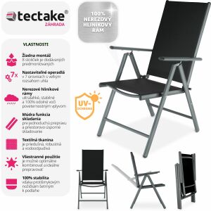 8 Aluminum Garden Chairs 112410662 - Garden Chair