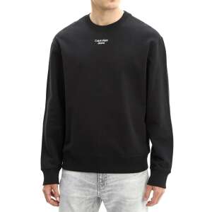Czarna bluza męska Calvin Klein z okrągłym dekoltem - Calvin Klein