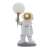 Astronaut table lamp with moon, front view