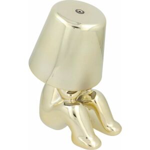 GOLD MAN Table Lamp - Golden Figurative Design, decorative accent lighting - OEM Table Lamp