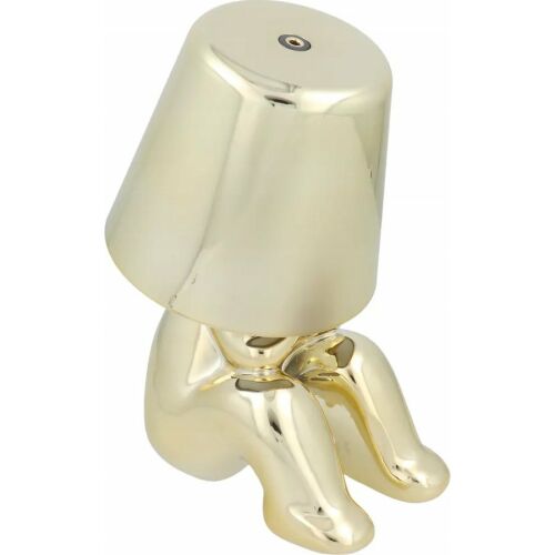 GOLD MAN Table Lamp - Golden Figurative Design, decorative accent lighting