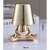 GOLD MAN model 7 gold table lamp, sitting bear design, with shade, dimensions