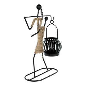 Suport metalic decorativ pentru lumanari ART DECO Africa model C IALC-1 108801635