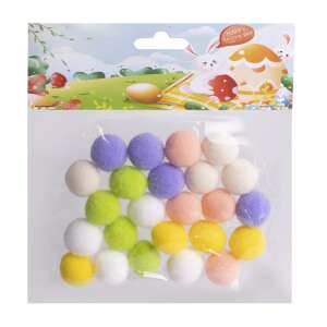 24 Stück bunte Pompons für Ostern Dekorationen - Ostern Dekoration