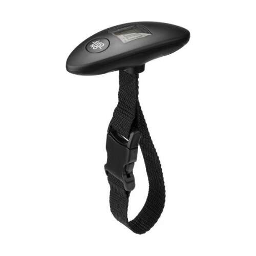 Goobay Waga do bagażu Czarny (71882), cyfrowa waga do bagażu z paskiem, czarny, 40kg pojemność