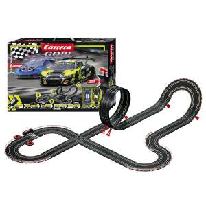 Carrera GO!!! GT Super Challenge 6,3m versenypálya készlet Audi R8 LMS GT3 evo II és Lamborghini Huracán GT3 versenyautókkal - Carrera