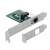Delock 90381 PCI Express Gigabit LAN hálózati kártya alacsony profilú konzollal