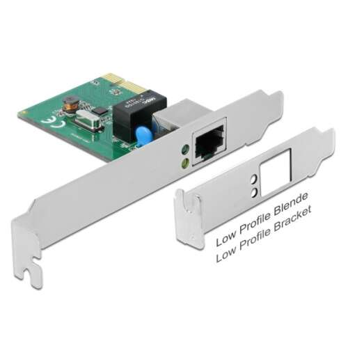 Delock 90381 PCI Express Gigabit LAN Network Card with Low Profile Bracket