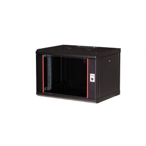 Стенен шкаф Equip EPM-07-6045-B-CBAA 7U - Черен - Шкаф за стелажи