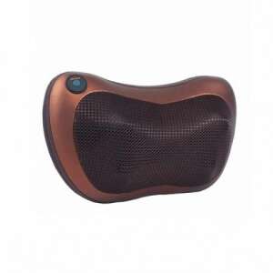 BEWELLO PRÉMIUM masszázs párna nyakra, hátra és lábakra, barna - Bewello
