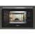 Whirlpool WMF200G built-in microwave, black, open door, AutoDefrost function